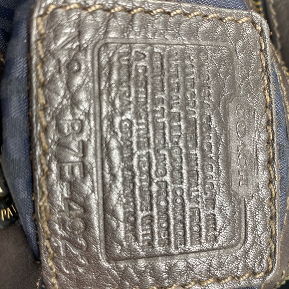 COACH VINTAGE SONOMA CHOCOLATE BROWN DRAWSTRING BUCKET BAG - Picture 7 of 12